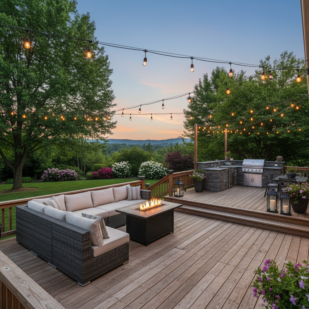 backyard deck